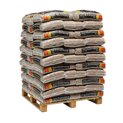 Granulés de bois premium - Gruchy - sacs de 15kg